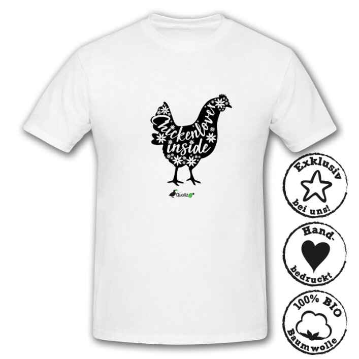 Quailzz® BIO Shirt "Chickenlove" - Men