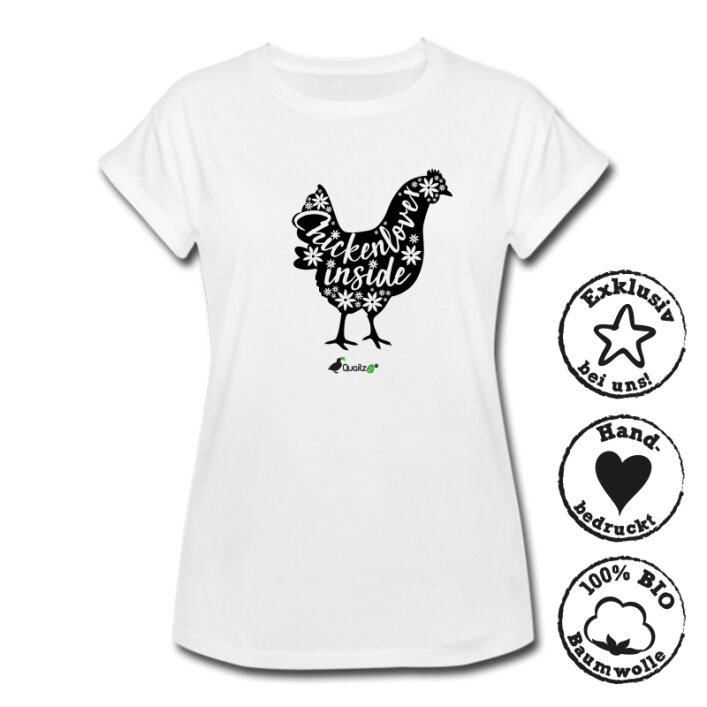 Quailzz® BIO Shirt "Chickenlove" - Women