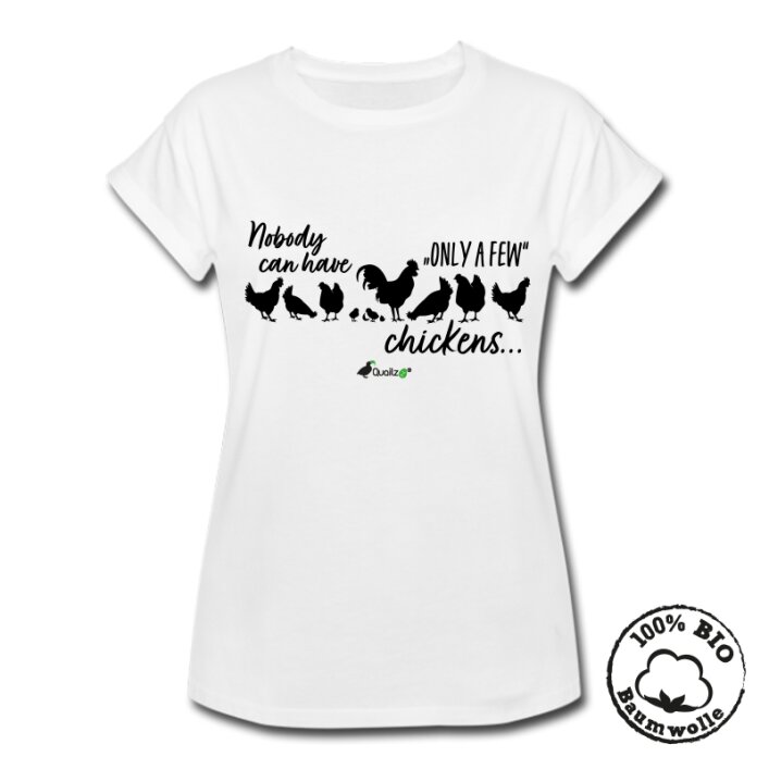 Quailzz® BIO Shirt "Only a few" - Women white XS