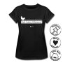 Quailzz® BIO Shirt "Therapeuten Hühner" - Women black L