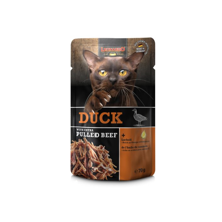 Duck + extra pulled Beef 16x70g | Leonardo®