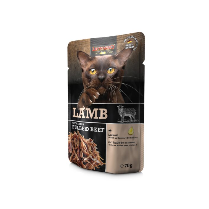 Lamb + extra pulled Beef 16x70g | Leonardo®
